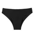 thumbnail image 1 of NMMUED Low Waisted Bikini Bottom for Women Cheeky Basic Bathing Swimsuit Swim Briefs Black L, 1 of 7
