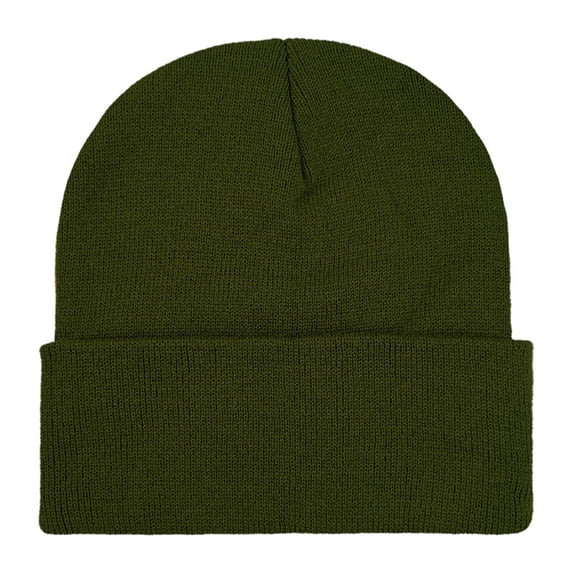 NMMUED Ribbed Knit Beanie for Men Women Winter Warm Cuffed Skull Cap Daily Hat N One Size