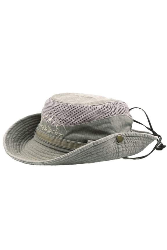 Sun Hat Breathable Boonie Hats for Men Women Fishing Safari Bucket Hat Cap Hunting Outdoor Hiking Camping Khaki One Size