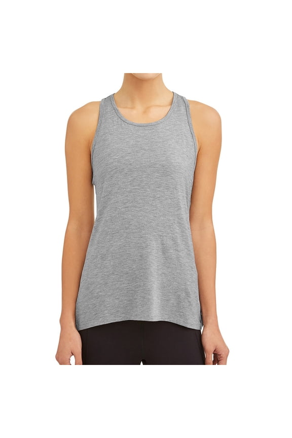 Tank Tops for Women Workout Open Back Yoga Tops Criss Cross Split Back Athletic Shirts Loose Fit Sleeveless Gym Fitness Activewear Flowy Running Exercise Tees Gray XL