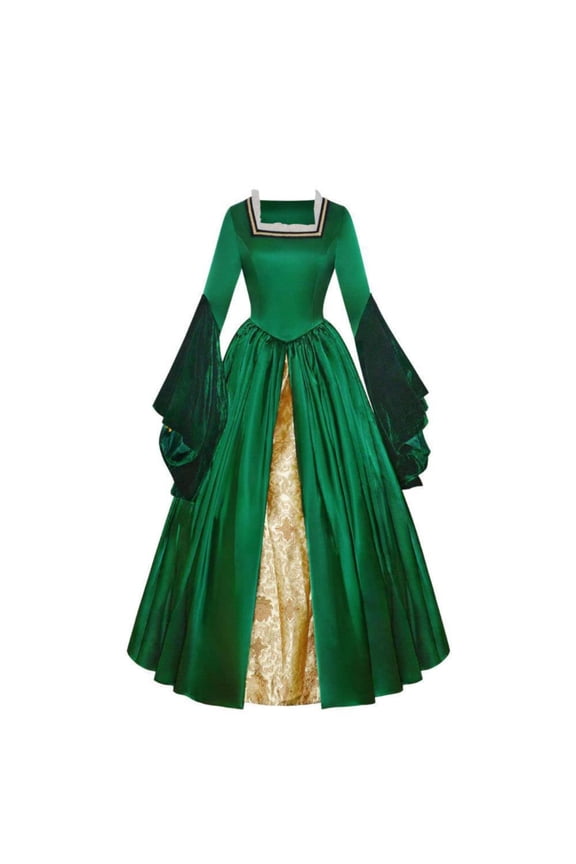 Victorian Dress for Women Medieval Costume Women Gothic Outfits for Women Renaissance Dress Women Vintage Dress for Women Rococo Dress Gothic Dress Green L