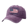 thumbnail image 1 of NMMUED Vintage Denim Patriotic Hat American Flag Baseball Cap for Men Women 250th Anniversary Semiquincentennial 1776-2026 4th of July Independence Day Classic Sun Hat Purple A, 1 of 3