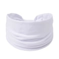 thumbnail image 1 of NMMUED Wide Headbands for Women Soft Stretchy Hairband Yoga Running Sweatband Solid Color Fashion Headwear White One Size, 1 of 2