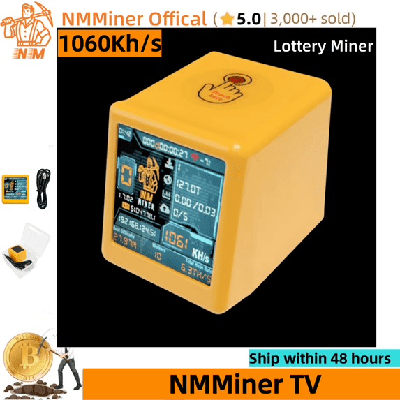 Nerdminer V2 Bitcoin Miner, 1060 KH/s Nerd