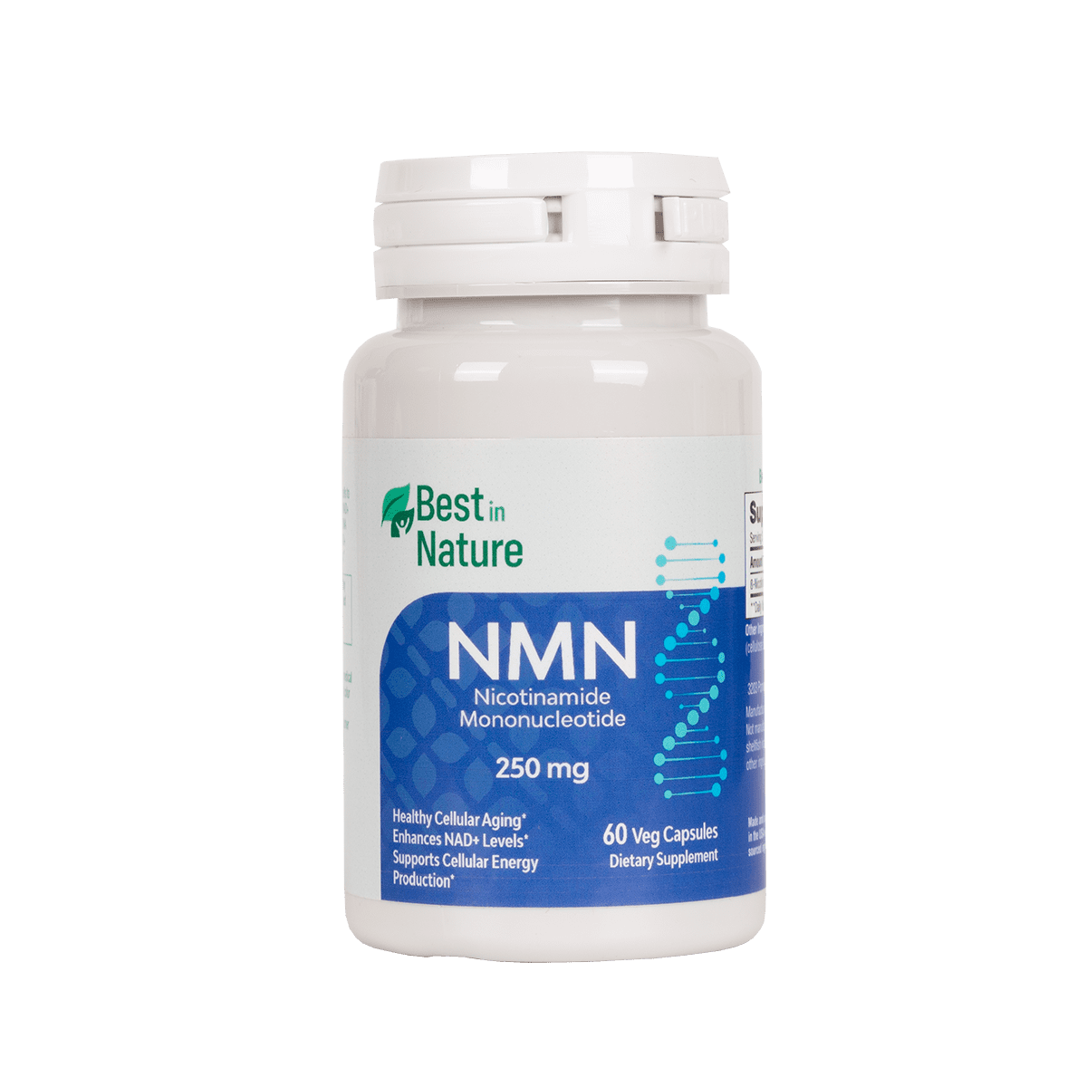 NMN Supplement (Nicotinamide Mononucleotide) 60 Count, 250 mg ...