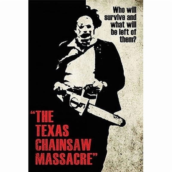 NMR Distribution Texas Chainsaw Massacre Poster Print, 24 x 36