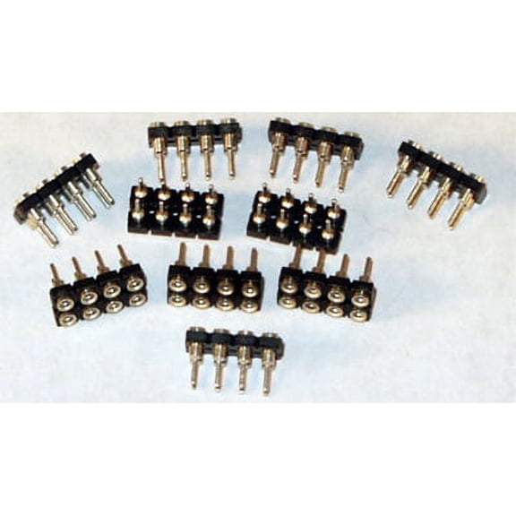 NMRA 8-Pin Plugs (10) Multi-Colored
