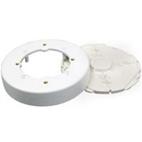 NMW4 White Circular Fixture Box