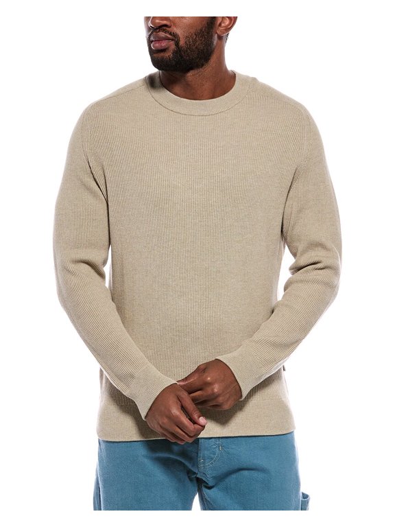 mens Kevin Crewneck Sweater, s, Beige