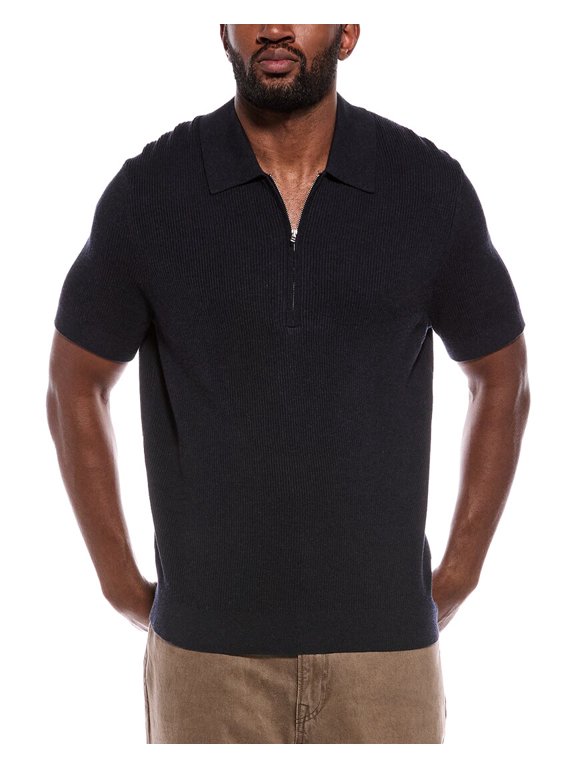 mens Polo Shirt, m, Blue