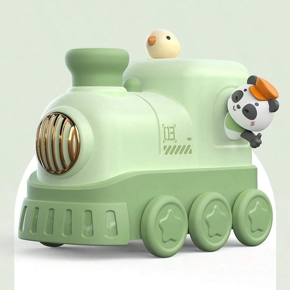 NNAKLLI Cartoon Train Humidifier Portable Mini Humidifier,300ml USB Desktop Personal Cool Mist Small Humidifiers,2 Mist Modes,Auto Shut-Off,Mute For Bedroom/Home/Nursery/Office,Cute Mini Humidifier