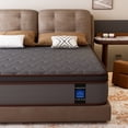 thumbnail image 1 of NNSNG 12 Inch Queen Mattress, Hybrid Cooling Mattress with Gel Memory Foam & Individually Pocketed Springs, Medium Firm for Couples, Black, 1 of 9