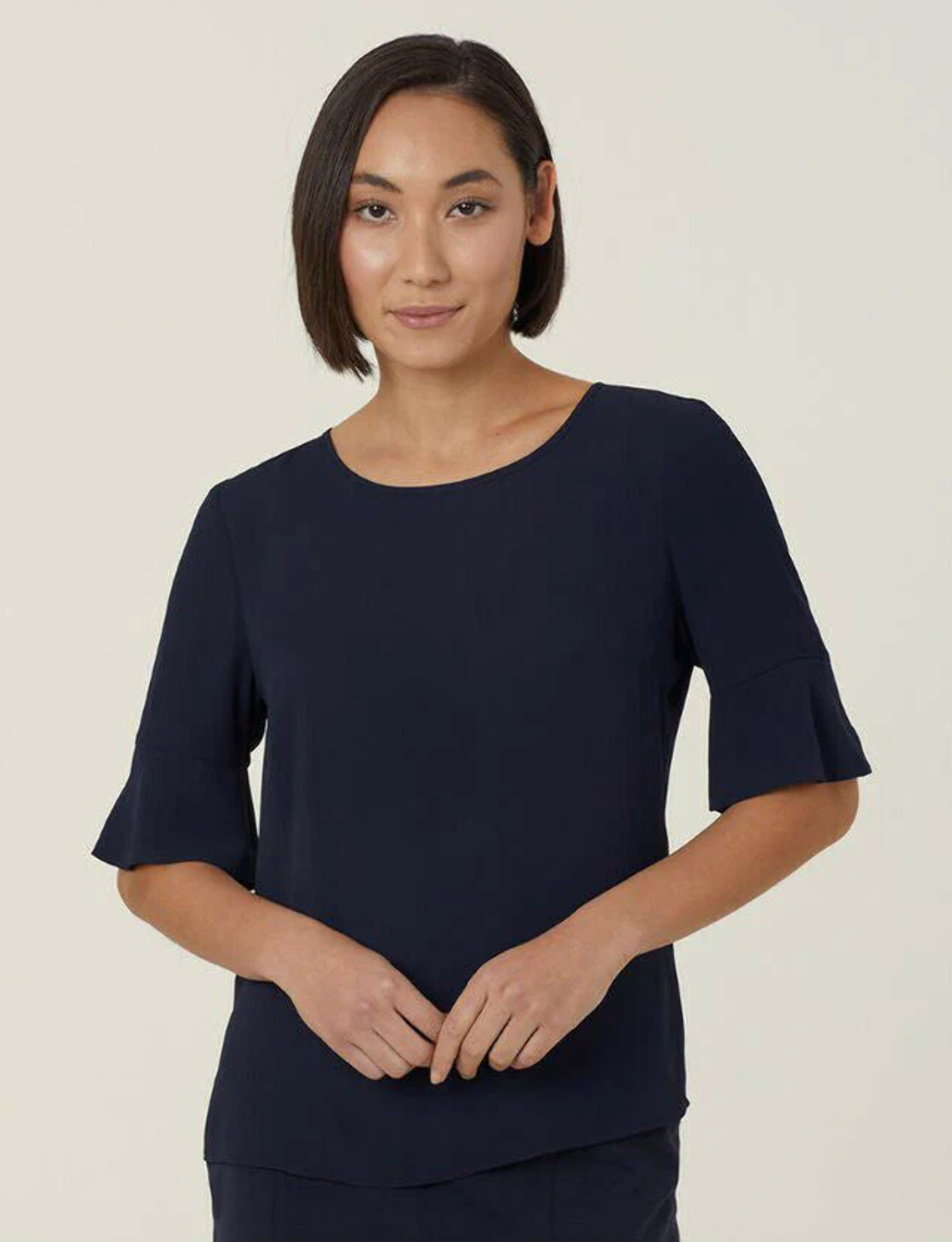 Georgie Fluted Sleeve Top