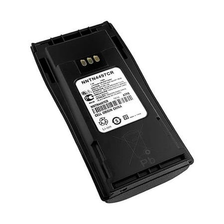 Banshee NNTN4497 2200 mAh Power Battery for Motorola CP200 EP450 PR400 Two Way Radio, New, 1 Count