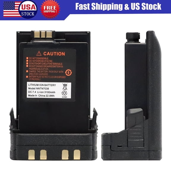 NNTN7038 NNTN7033 NNTN7034 3100mAh Li-ion Battery For Motorola APX6000 APX7000 APX8000 Portable Two Way Radio Replacement Battery H98UCH9PW7AN VHF Bluetooth Radio