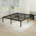 thumbnail image 1 of NNV 18" 3500 lbs Heavy Duty California King Bed Frame, Duty Steel Slat Metal Bed Frame, Black, 1 of 6