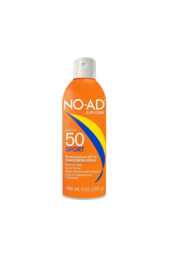 SPORT SPF 50 Sunscreen Spray | Non-Greasy, Waterproof and Non toxic Sunscreen | Body Sunscreen | Suitable for All Skin Types | Broad Spectrum Protection for Active Lifestyles | 9 oz