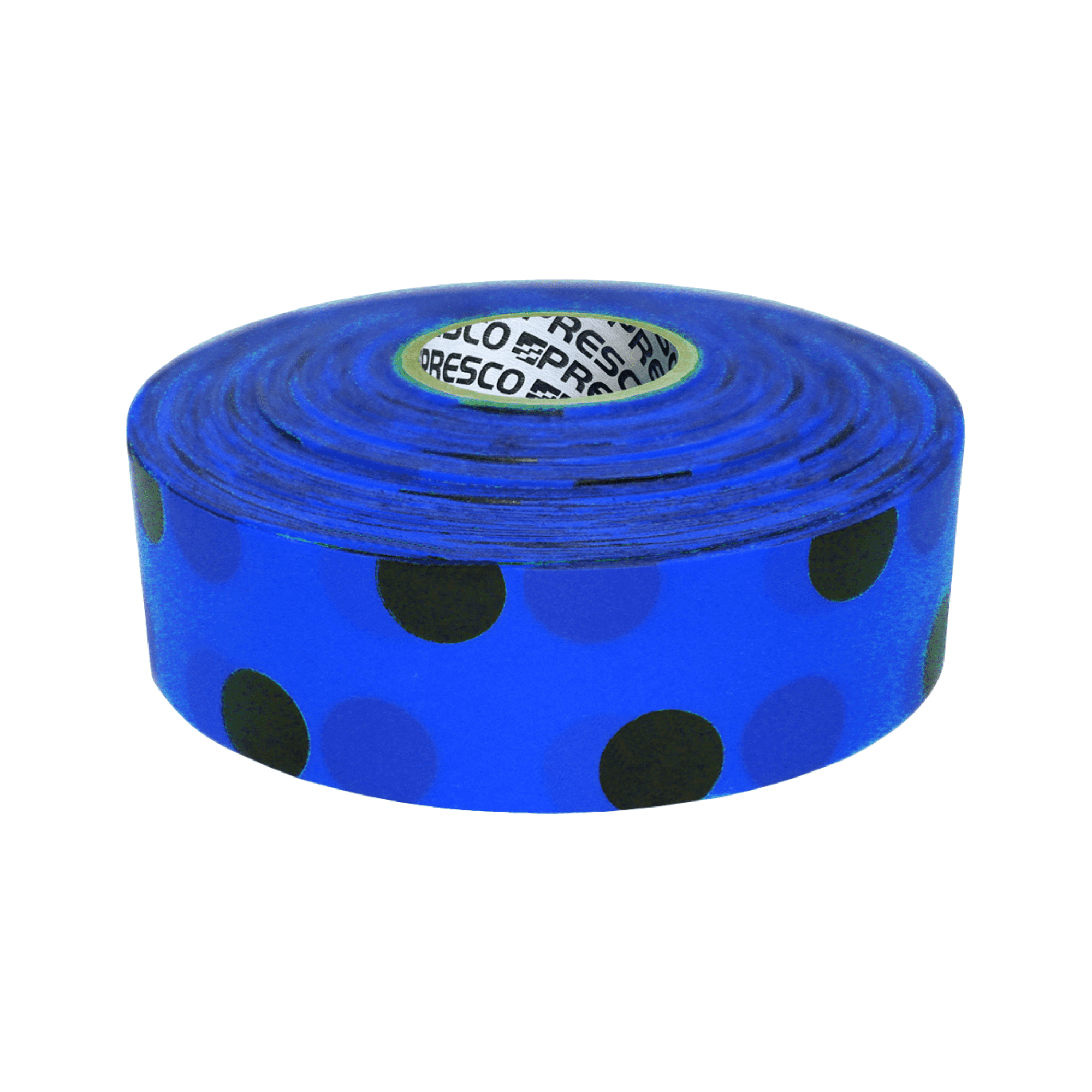 [NO ADHESIVE] Presco Polka Dot Patterned Roll Flagging Tape: 1-3/16 in ...