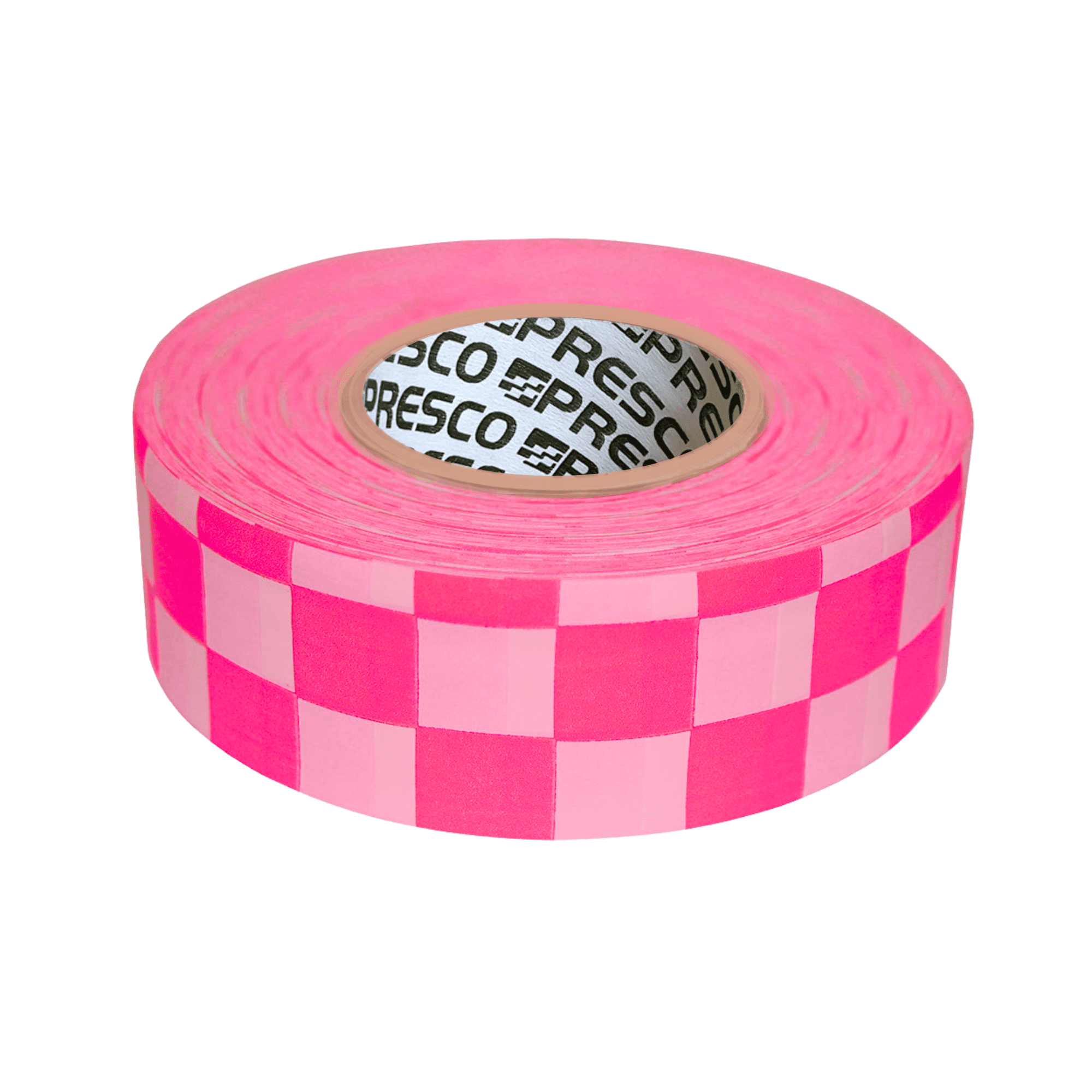 [NO ADHESIVE] Presco PresGlo Checkerboard Patterned Roll Flagging Tape ...