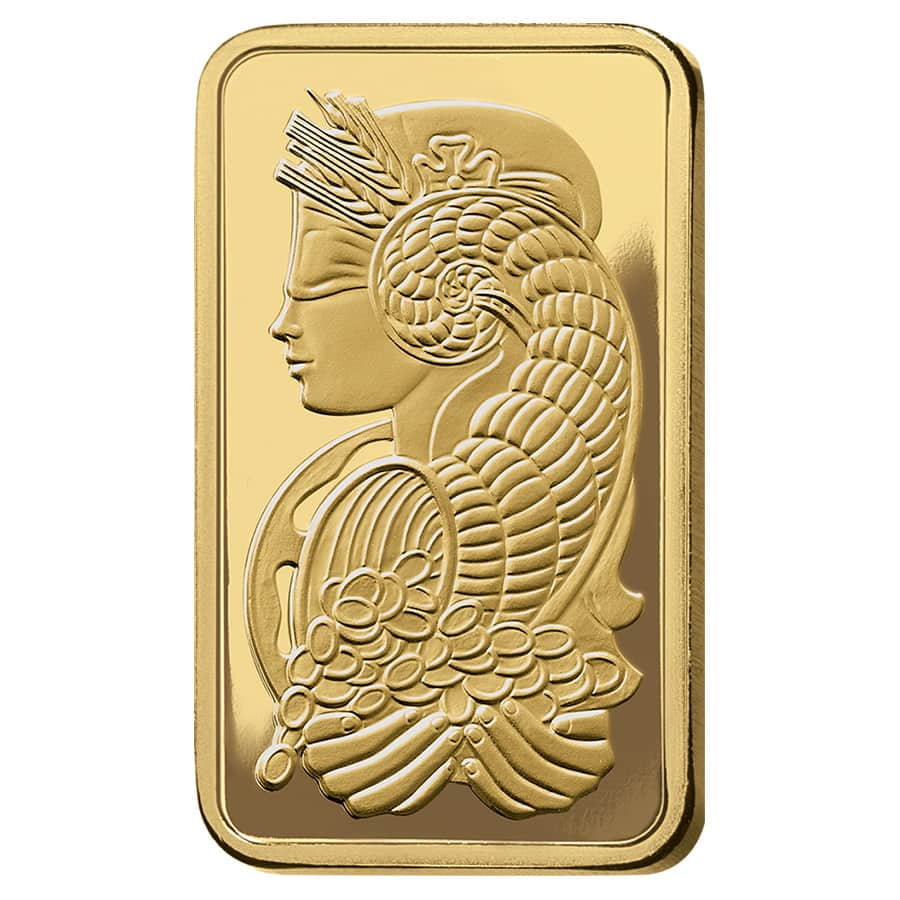 NO ASSAY - 1 oz Gold Bar PAMP Suisse Lady Fortuna .9999 Fine