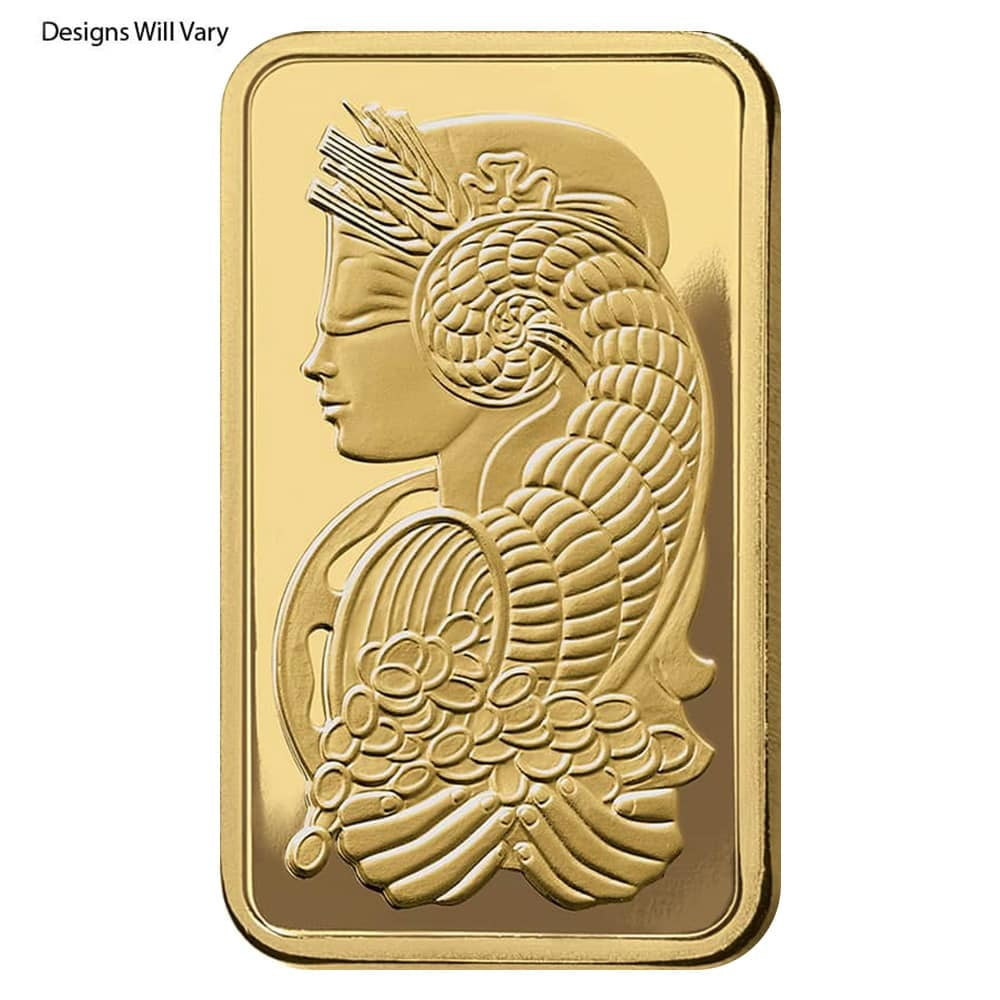 NO ASSAY - 1 oz Gold Bar PAMP Suisse Lady Fortuna .9999 Fine