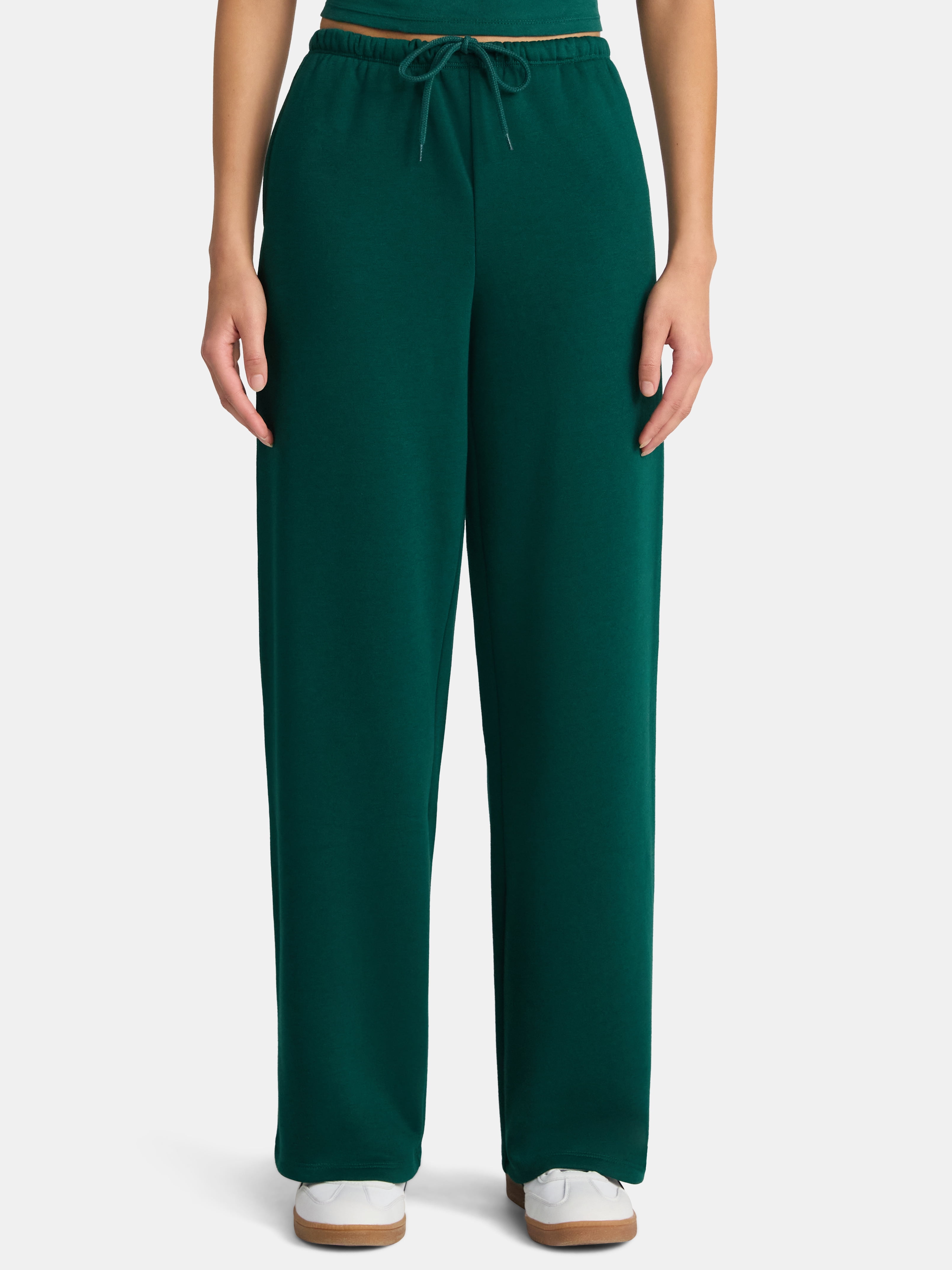 No Boundaries Soft Fleece Wide Leg Pants, 30” Inseam, 1 or 2