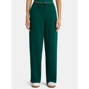 NO BOUNDARIES Game Day Wide Leg Fleece Joggers, 30'' Inseam, Women's