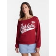 thumbnail image 1 of No Boundaries Off the Shoulder Sweatshirt with Long Sleeves, Midweight, Women’s XXS-4X, 1 of 5