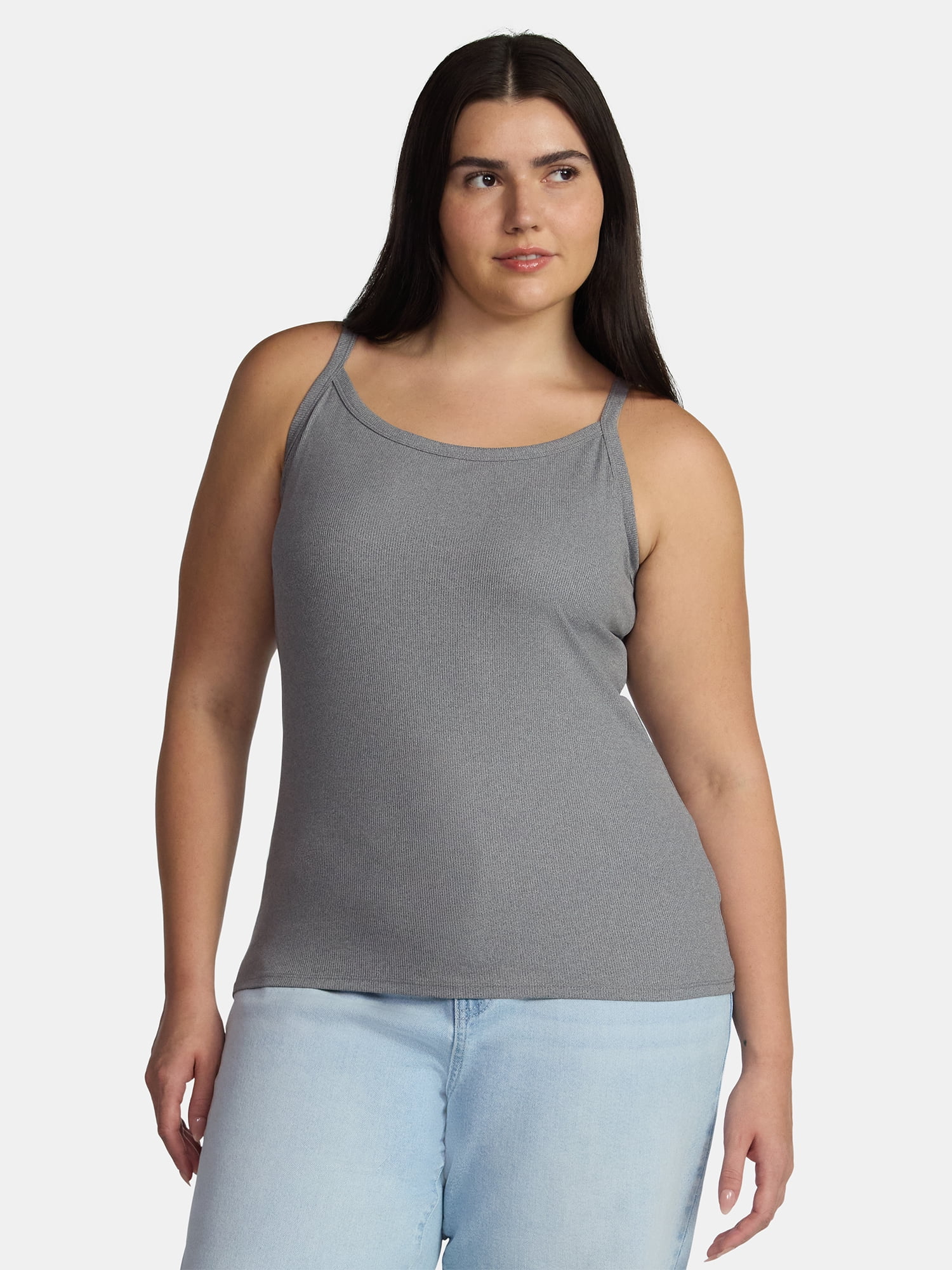 Terra & Sky women's plus extra long tunic cami - Walmart.com