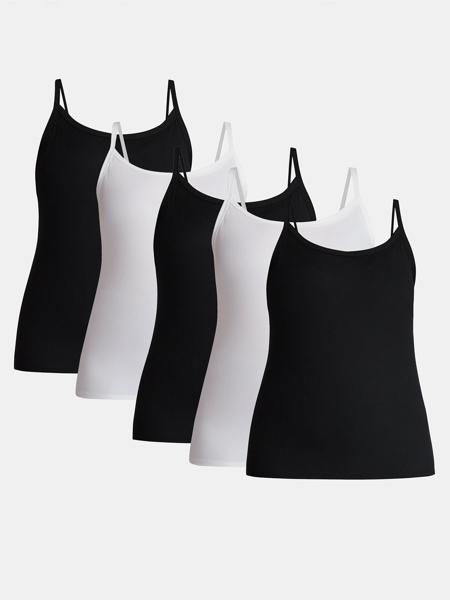 No Boundaries Ribbed Cami Top, Women's XXS-XXL - Walmart.com