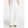 thumbnail image 1 of No Boundaries Soft Fleece Wide Leg Pants, 30” Inseam, 1 or 2-Pack, Women’s XXS-4X, 1 of 5