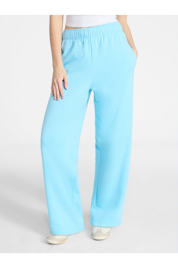 Soft Fleece Wide Leg Pants, 30” Inseam, 1 or 2-Pack, Women’s XXS-4X