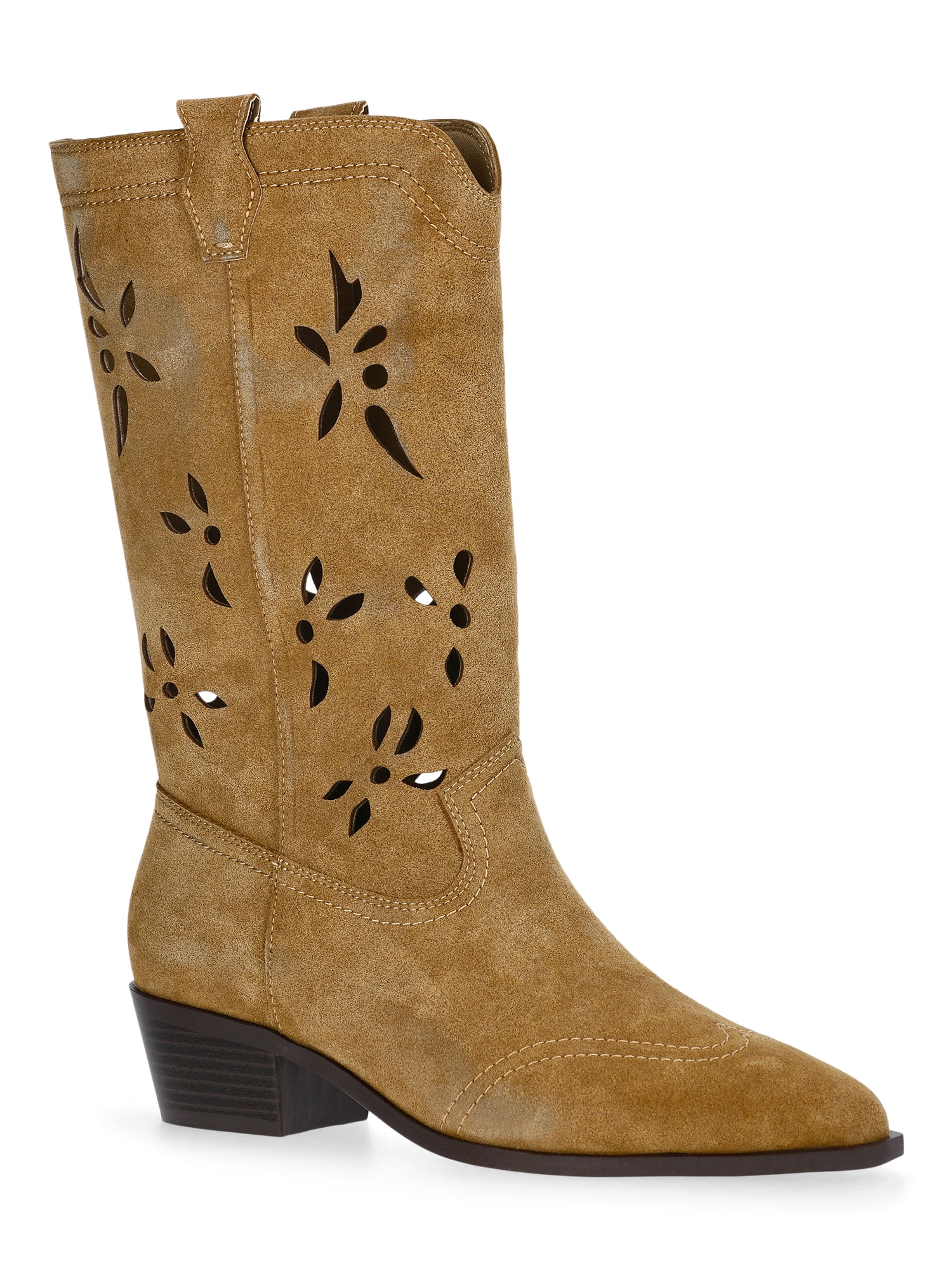 No Boundaries Women's Cut Out Western Boots