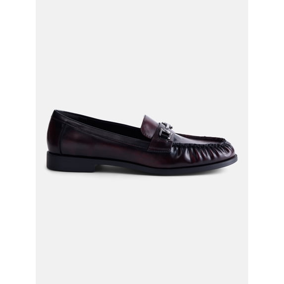 No Boundaries Women's Faux Leather Loafers