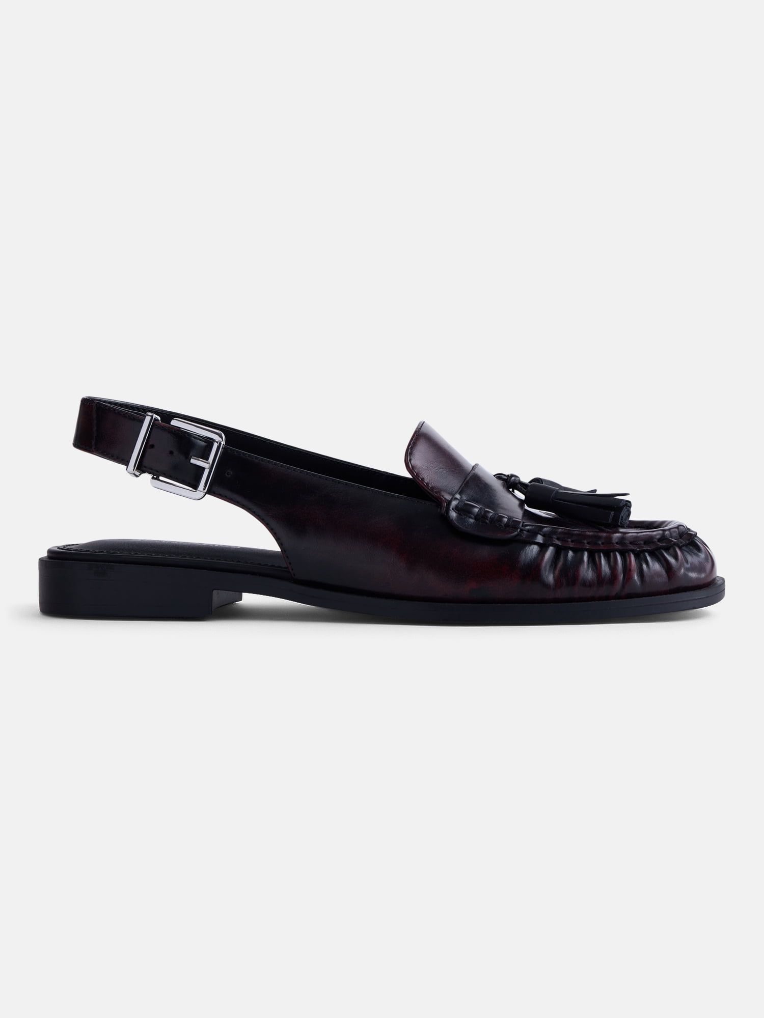 No Boundaries Women's Slingback Tassel Loafers