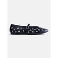 thumbnail image 1 of No Boundaries Women's Grommets Mary Jane Flats, 1 of 5