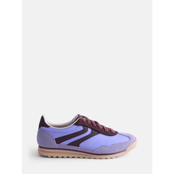 No Boundaries Women's Retro Lace-Up Sneakers