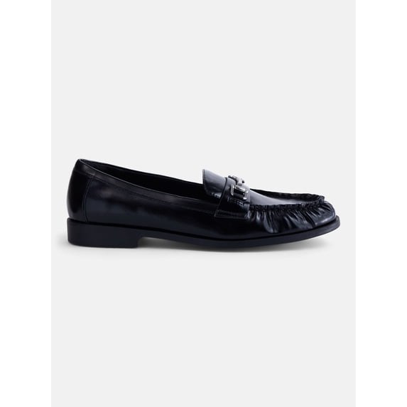 No Boundaries Women's Faux Leather Loafers