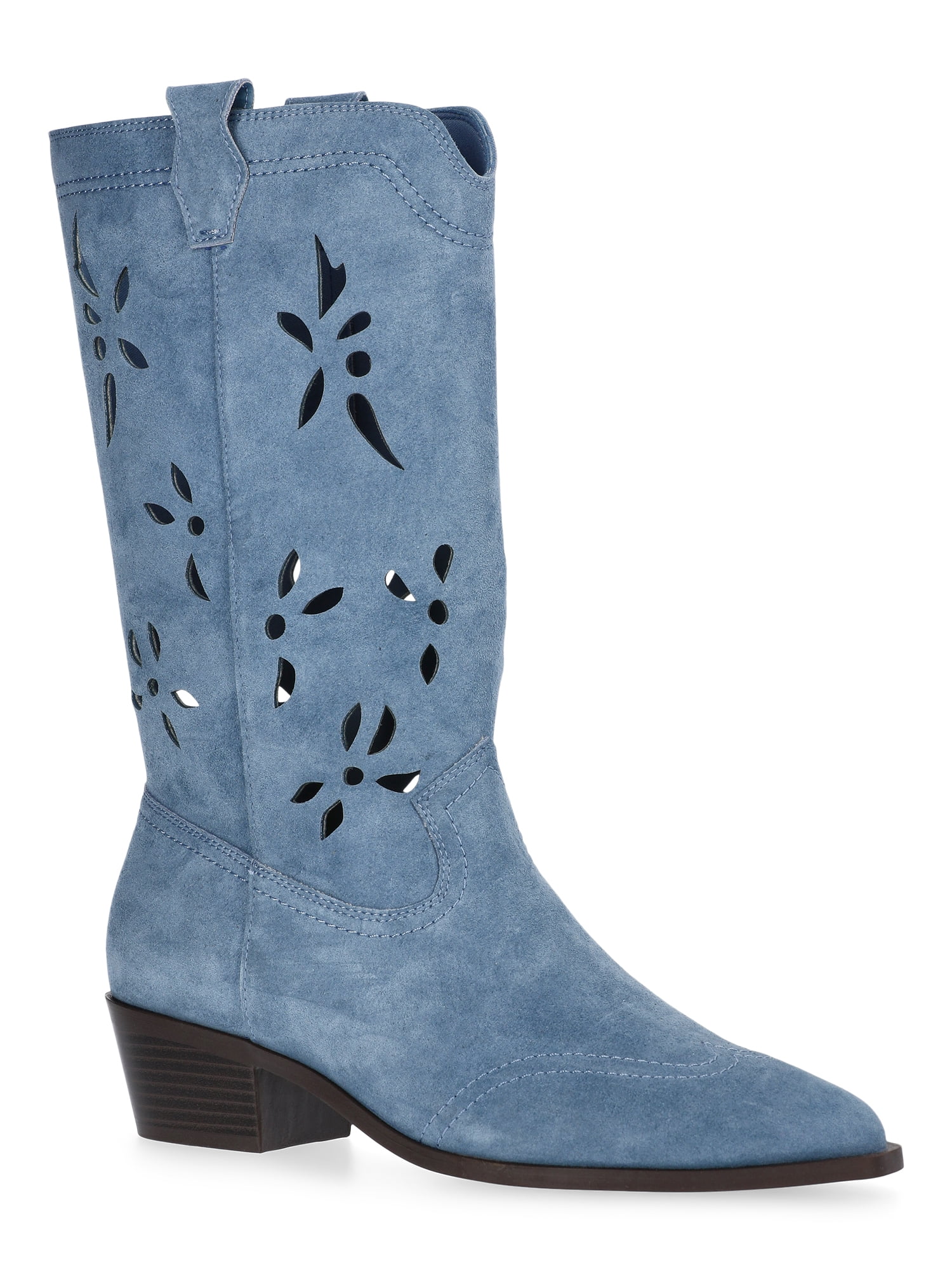 No Boundaries Women's Cut Out Western Boots