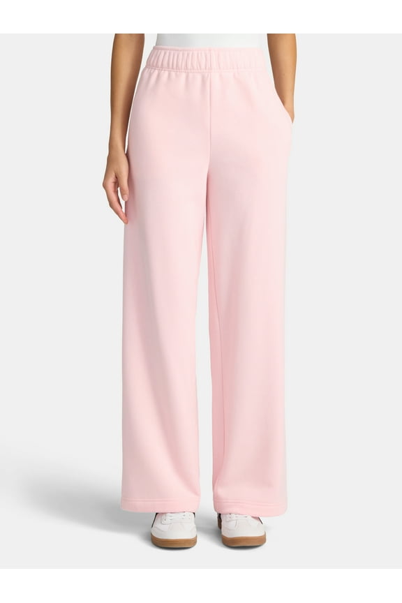 Soft Fleece Wide Leg Pants, 30” Inseam, 1 or 2-Pack, Women’s XXS-4X