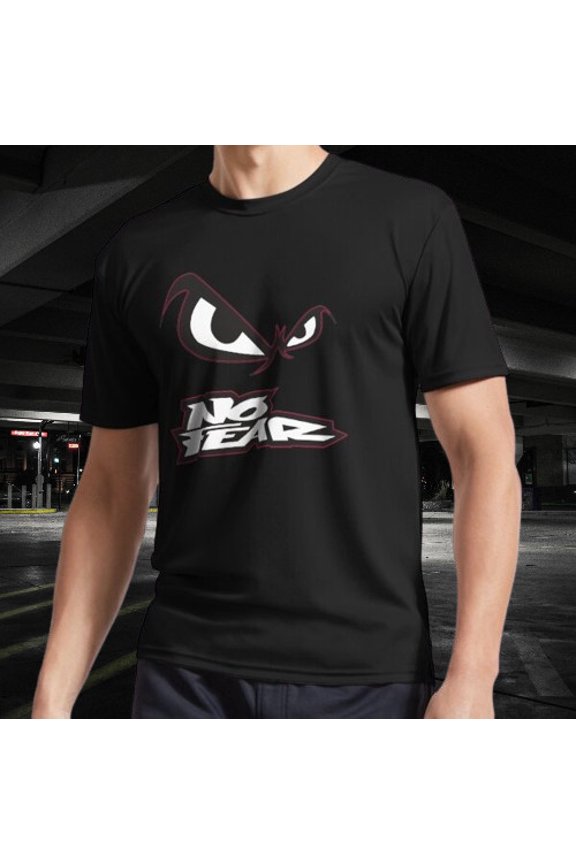NO FEAR Active Logo T-Shirt Funny Size Mode American T-shirt