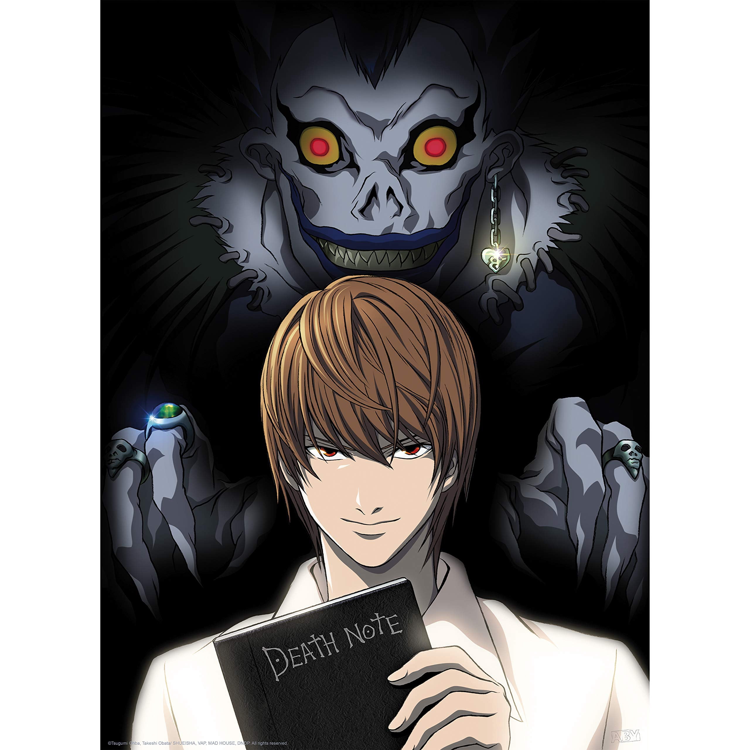 NO FRAME ABYSTYLE Death Note Light & Ryuk Unframed Mini Poster Anime ...