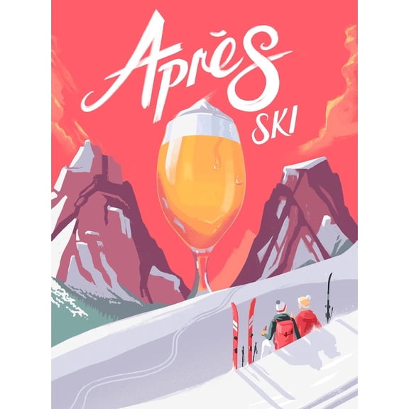 NO FRAME Aprés Ski Poster