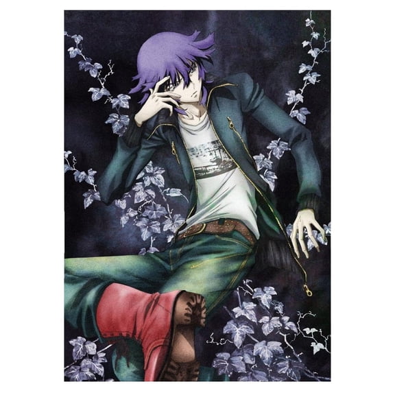 NO FRAME Glitter Glo Shiki Toshio Ozaki & Seishin Muroi Horror Anime Poster Weeb Room Decor Poster