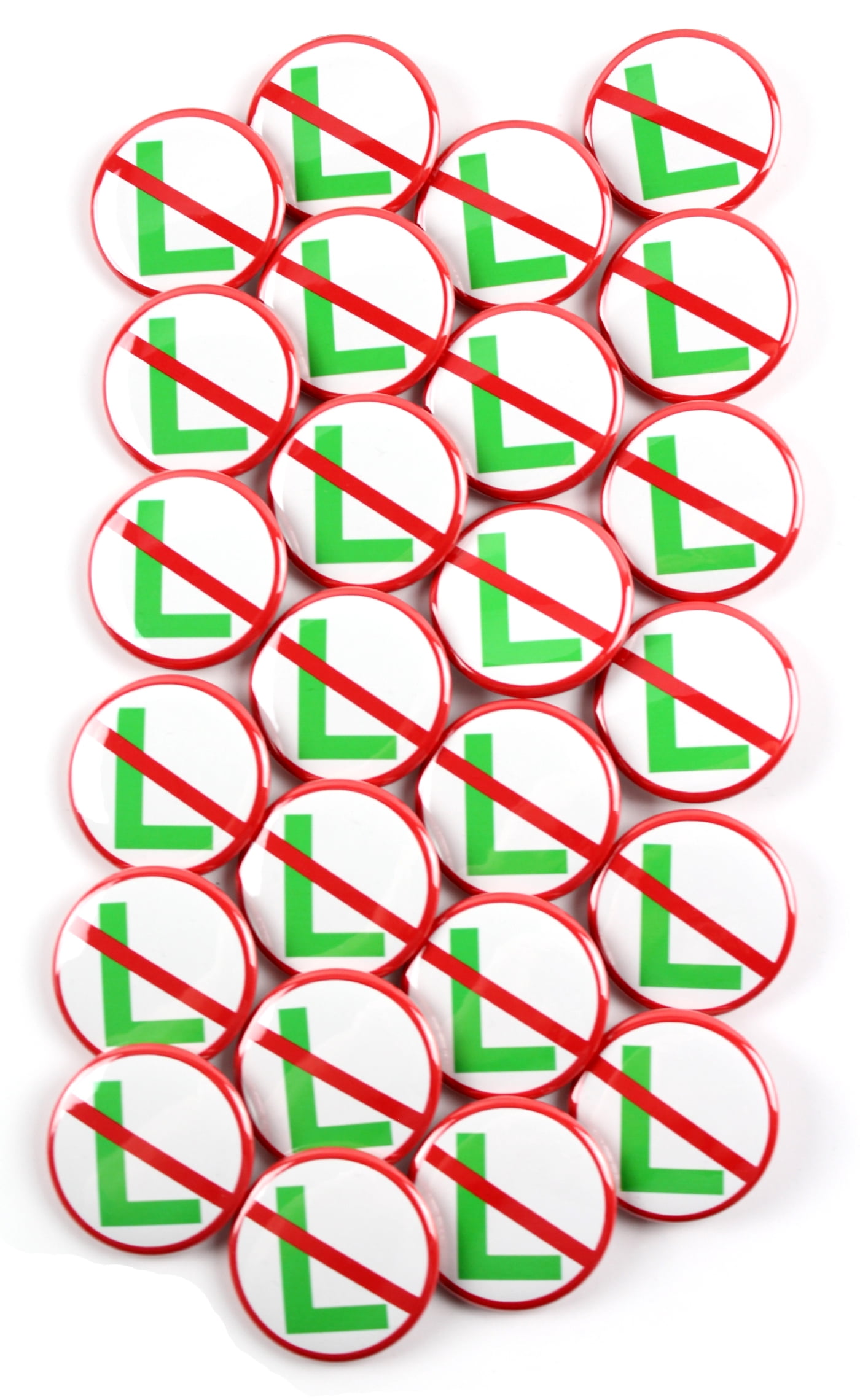 NO “L” - NOEL Christmas Holiday Pinback Buttons - 1.5 Inch Round - 25 ...