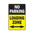 thumbnail image 1 of NO PARKING LOADING ZONE Aluminum Sign vehicles parking lot truck delivery | Indoor/Outdoor | 24" Tall, 1 of 4