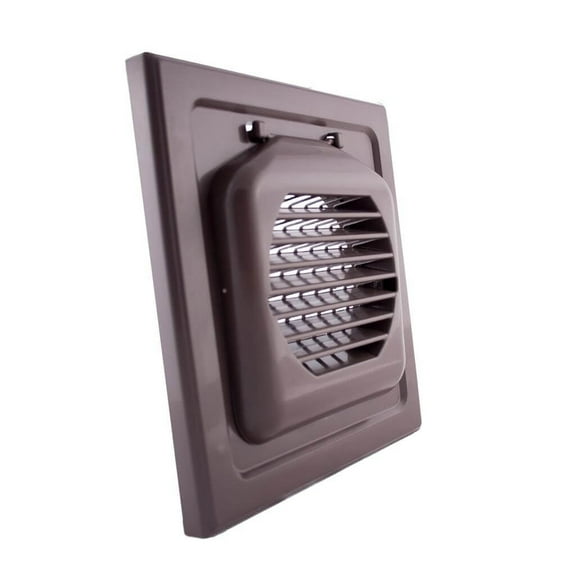 NO-PEST VENT 4" Fresh Air Intake Wall Vent Cover (Brown)
