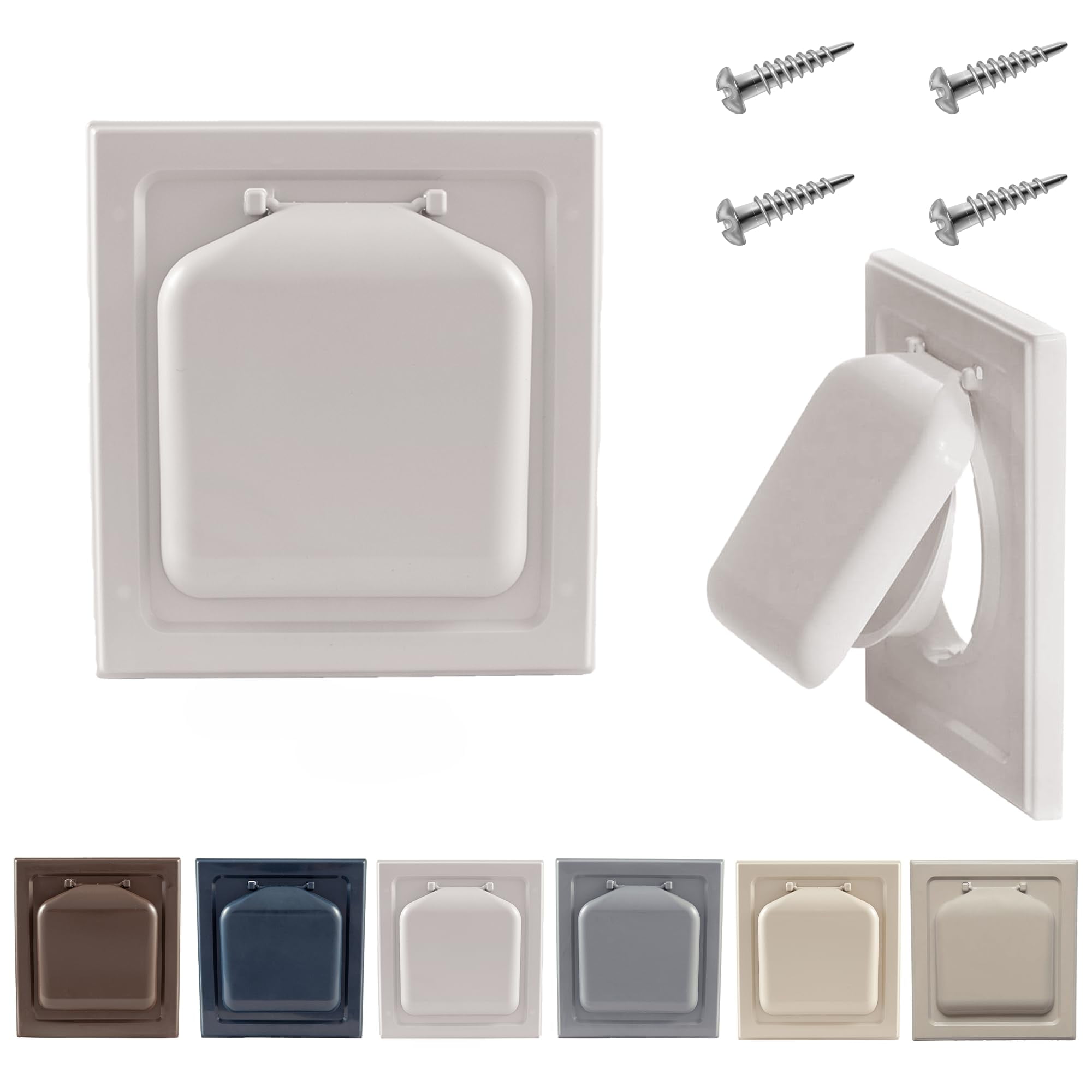 NOPEST VENT, Exclusive Dual Door Dryer Vent Cover 4 inch, Made in USA