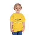 thumbnail image 1 of NO RULES AT GRANDMAS - (BLACK PRINT) Toddler Short Sleeve Tee, 1 of 4