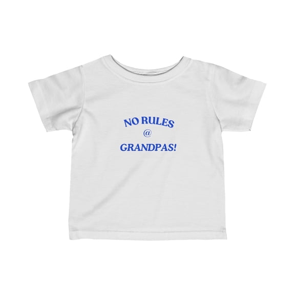 NO RULES @ GRANDPAS (TODDLER) Fine Jersey Tee